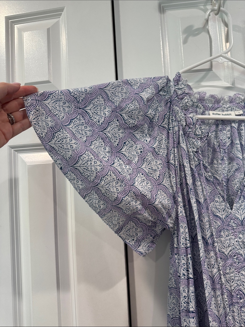 Roller Rabbit Lavender Paisley Mini Dress - Picture 3 of 4